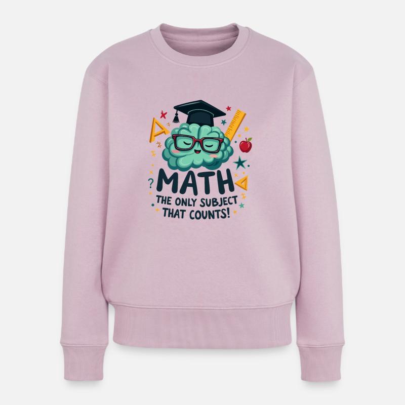 MATHEMATIK - Frauen Premium Bio Pullover - Altrosa