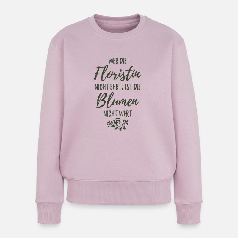 Florist Floristin - Frauen Premium Bio Pullover - Altrosa