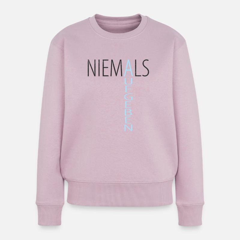 Motivation - Frauen Premium Bio Pullover - Altrosa