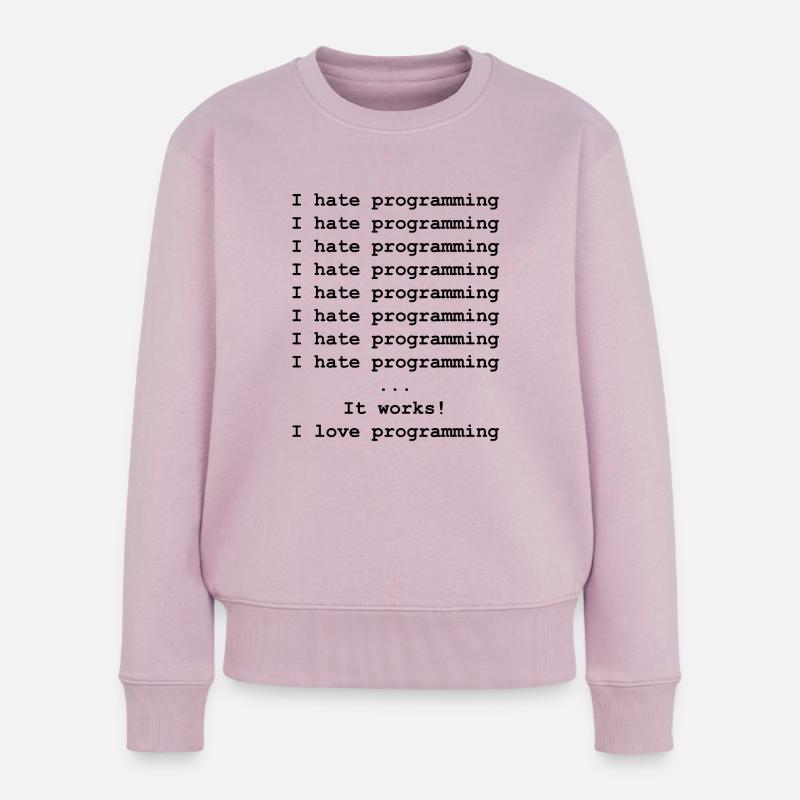 Entwickler Informatiker - Frauen Premium Bio Pullover - Altrosa