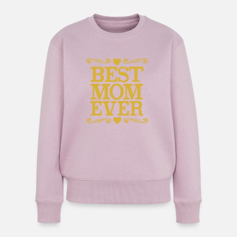 Die beste Mutter aller Zeiten - Frauen Premium Bio Pullover - Altrosa