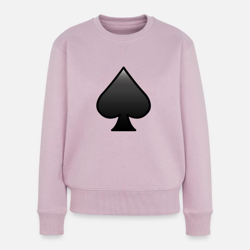 As de pique - Pull Premium bio Femme - rose poudré