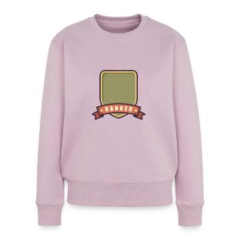 Ranger-Abzeichen - Frauen Premium Bio Pullover - Altrosa - Vorne - Julia (174cm)