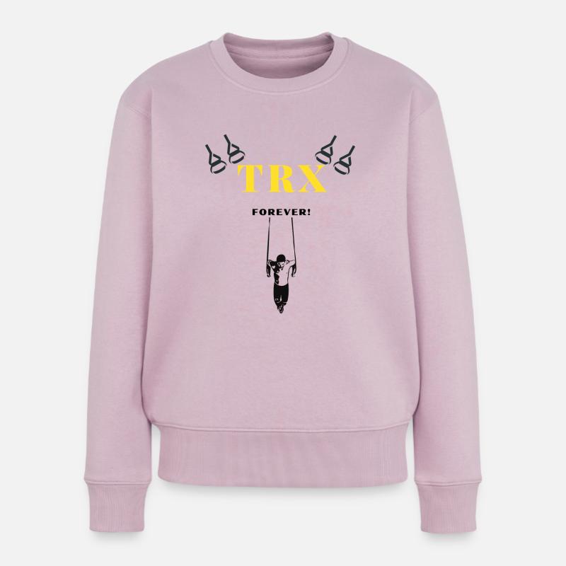TRX forever Training Geschenkidee Training - Frauen Premium Bio Pullover - Altrosa