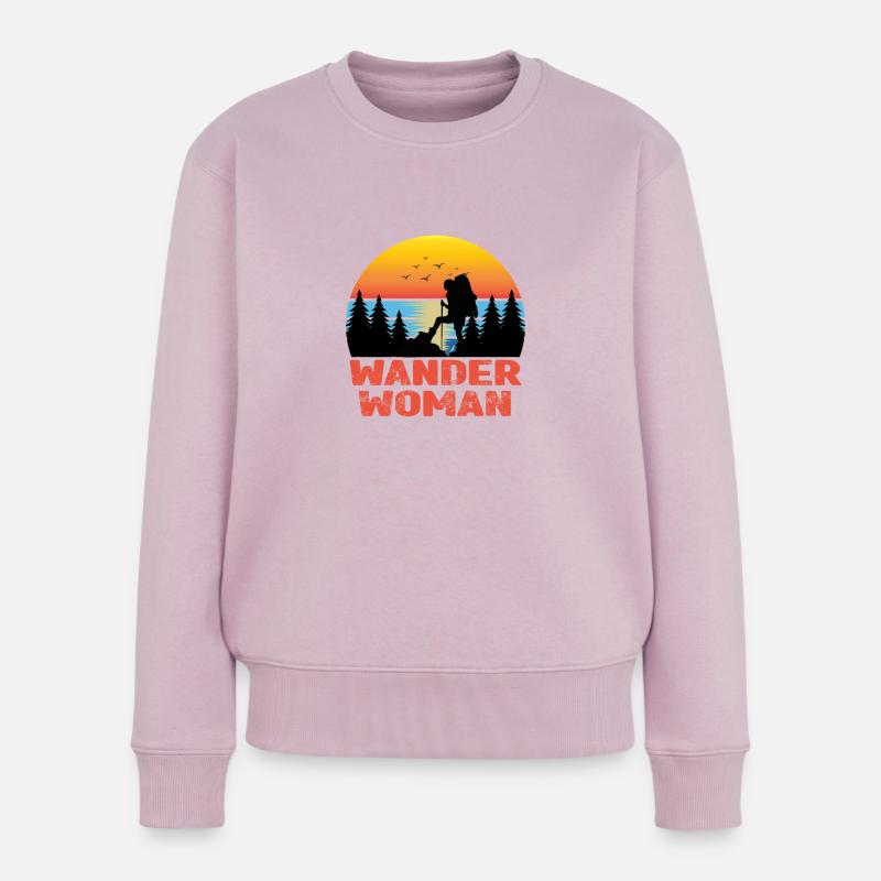 Wander Women in Nature - Pull Premium bio Femme - rose poudré