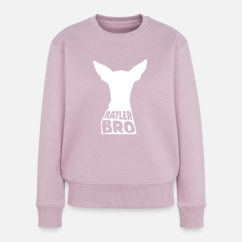 Ratler BRO - Pull Premium bio Femme - rose poudré