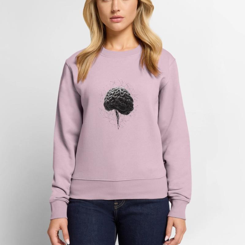 Brain Neural AI Deep Learning Computer Algorithm Women's Premium Organic Jumper