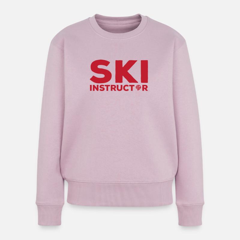 Skilehrer - Frauen Premium Bio Pullover - Altrosa