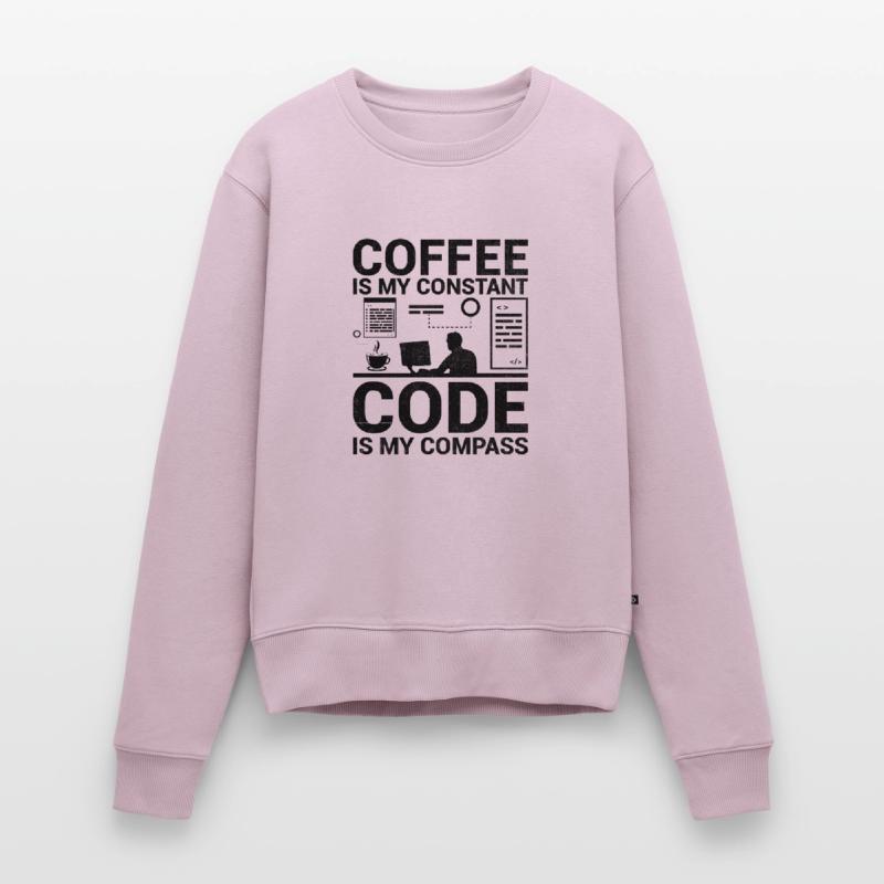 Café Codage Programmeur Codeur Développeur Nerd Coff Pull Premium bio Femme