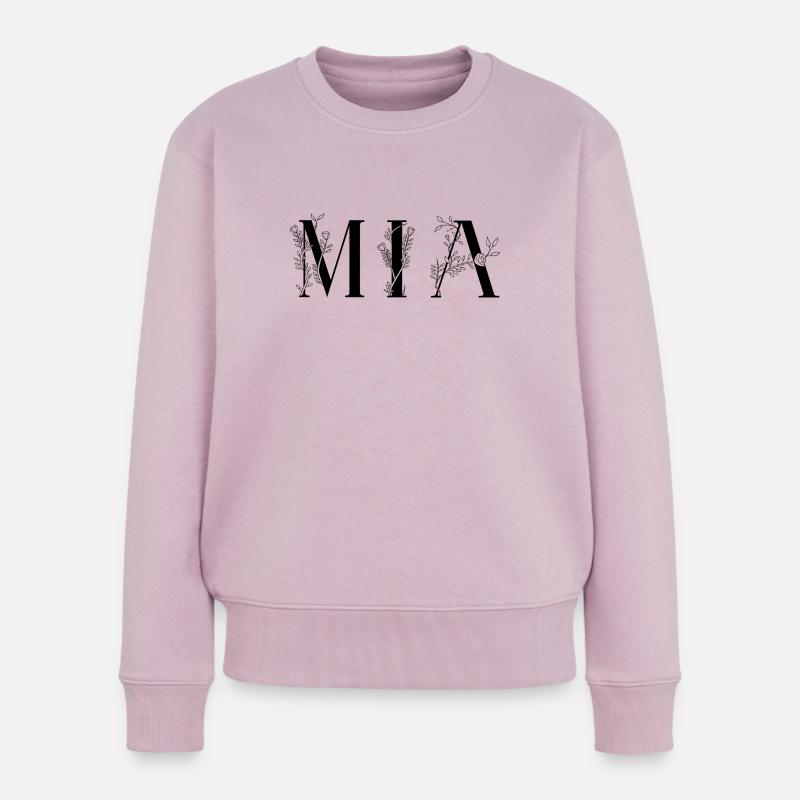 Nom - Mia - Pull Premium bio Femme - rose poudré
