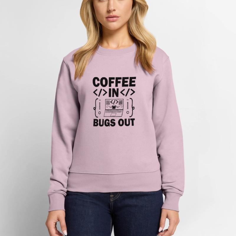 Café Codage Programmeur Codeur Développeur Nerd Coff Pull Premium bio Femme