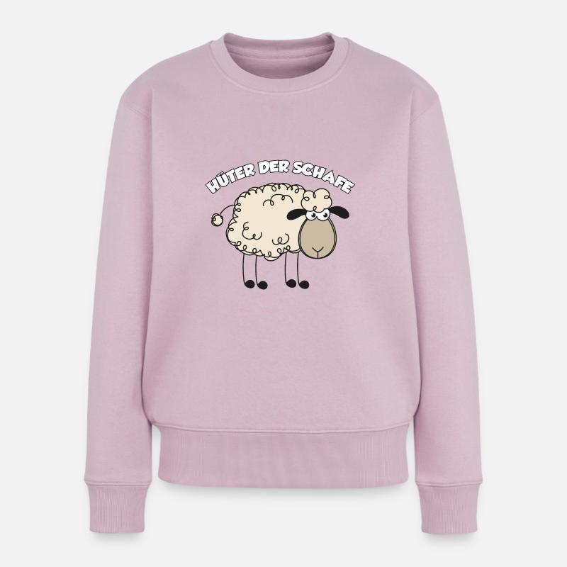 Hüter der Schafe - Frauen Premium Bio Pullover - Altrosa