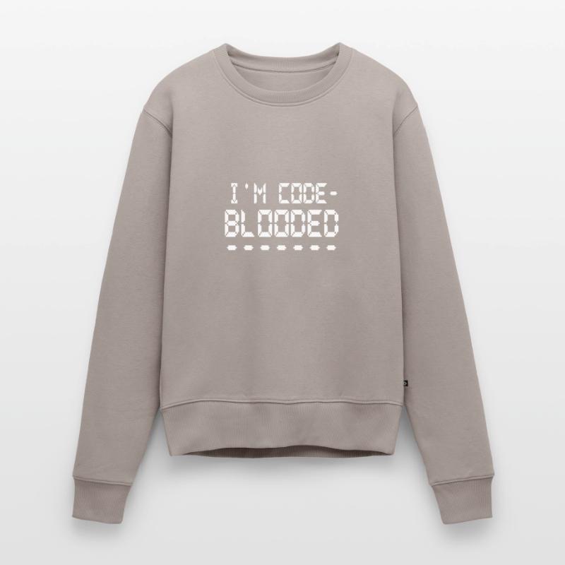 Computerprogrammierung Ich bin Code Blooded Programmierer Frauen Premium Bio Pullover