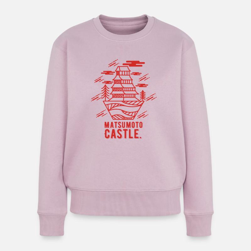 Matsumoto - Frauen Premium Bio Pullover - Altrosa
