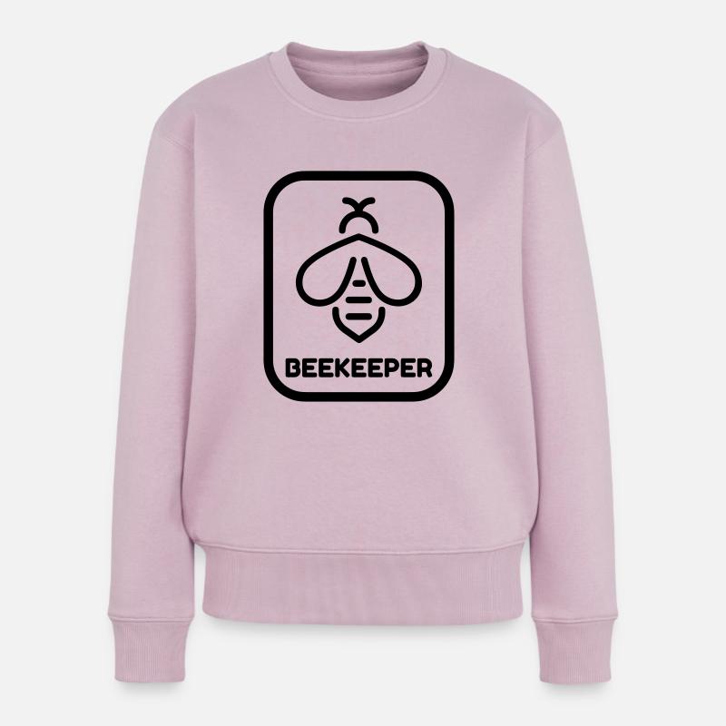 Bienenzucht / Imker / Biene / Honig - Frauen Premium Bio Pullover - Altrosa