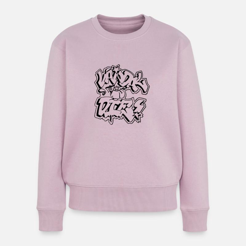 Vandal or die Black - Frauen Premium Bio Pullover - Altrosa