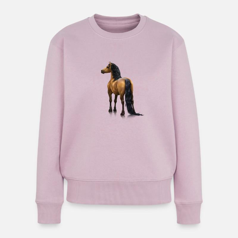 Walisisch - Frauen Premium Bio Pullover - Altrosa