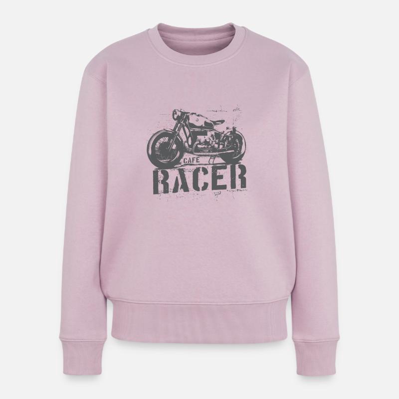 Caffe Racer 02 - Frauen Premium Bio Pullover - Altrosa