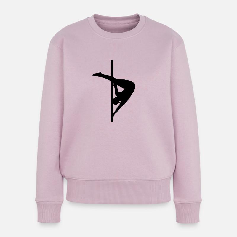 Pole Dance - Pull Premium bio Femme - rose poudré