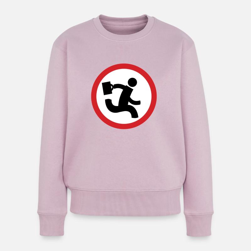 Nerd Herd Logo - Chuck - Pull Premium bio Femme - rose poudré