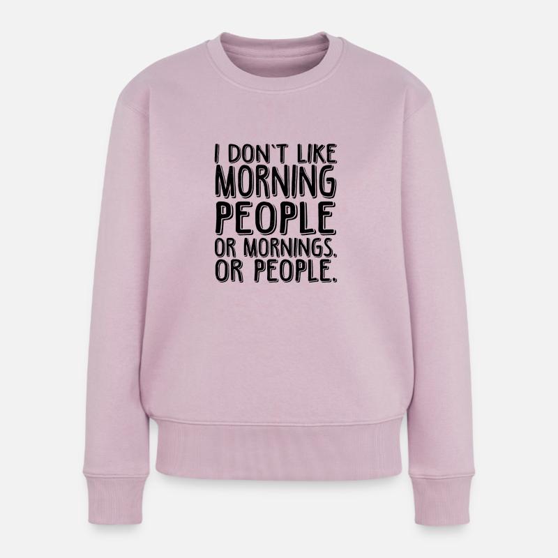 Spruch - Frauen Premium Bio Pullover - Altrosa