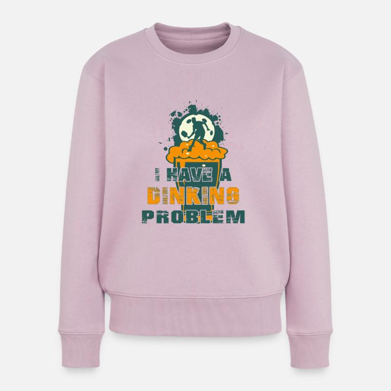 J’ai un problème de dinking - Pull Premium bio Femme - rose poudré