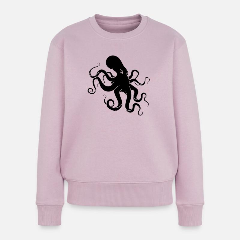 Pieuvre - Pull Premium bio Femme - rose poudré