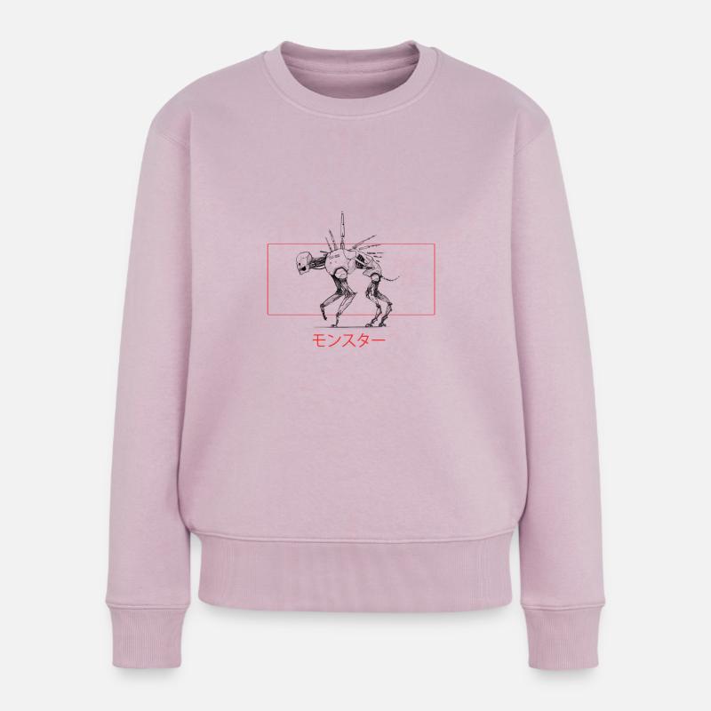 Mensch Hund - Frauen Premium Bio Pullover - Altrosa