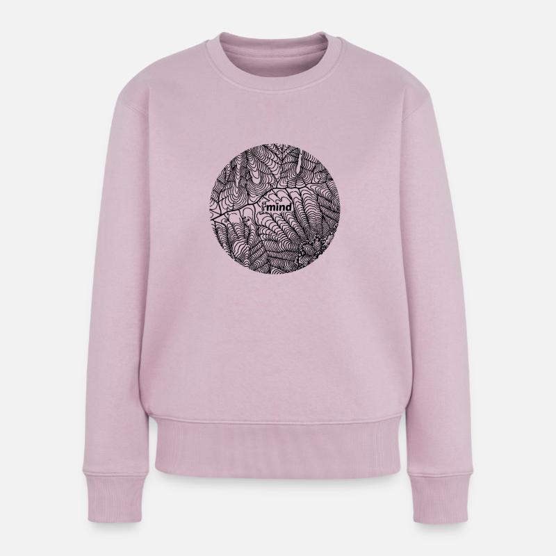 Carte de l'arbre du tee - Pull Premium bio Femme - rose poudré