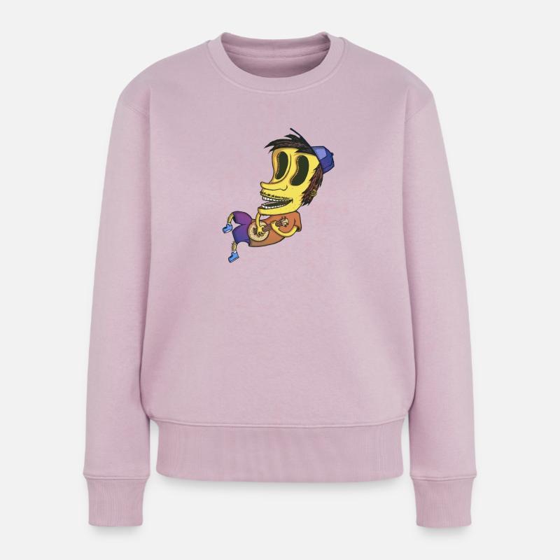 Floating guy - Pull Premium bio Femme - rose poudré
