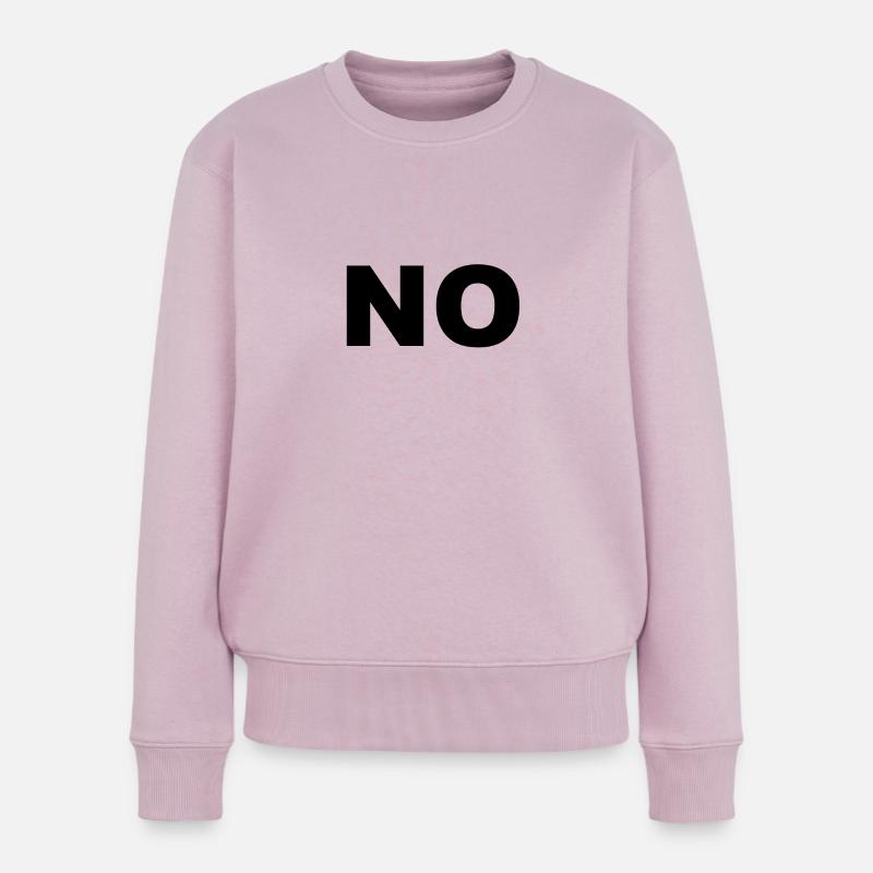 NEIN - Frauen Premium Bio Pullover - Altrosa