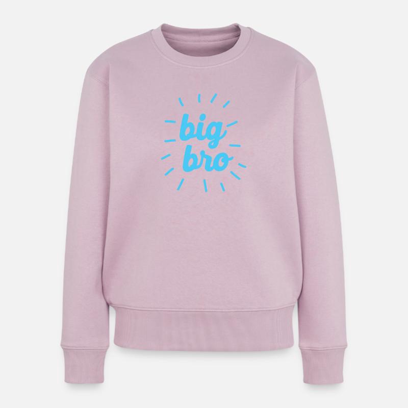 großer Bruder - Frauen Premium Bio Pullover - Altrosa