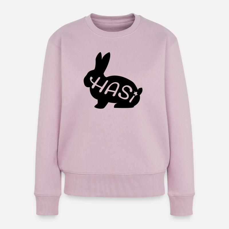Ostern - Frauen Premium Bio Pullover - Altrosa