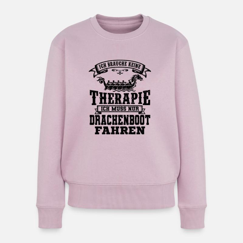 Drachenboot - Frauen Premium Bio Pullover - Altrosa