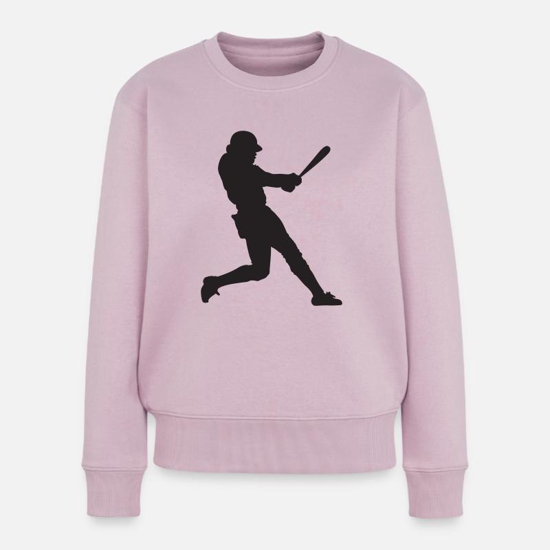 Baseball - Frauen Premium Bio Pullover - Altrosa