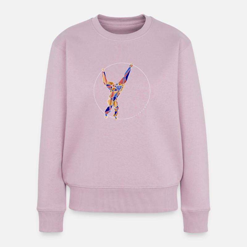 gibbon - Pull Premium bio Femme - rose poudré