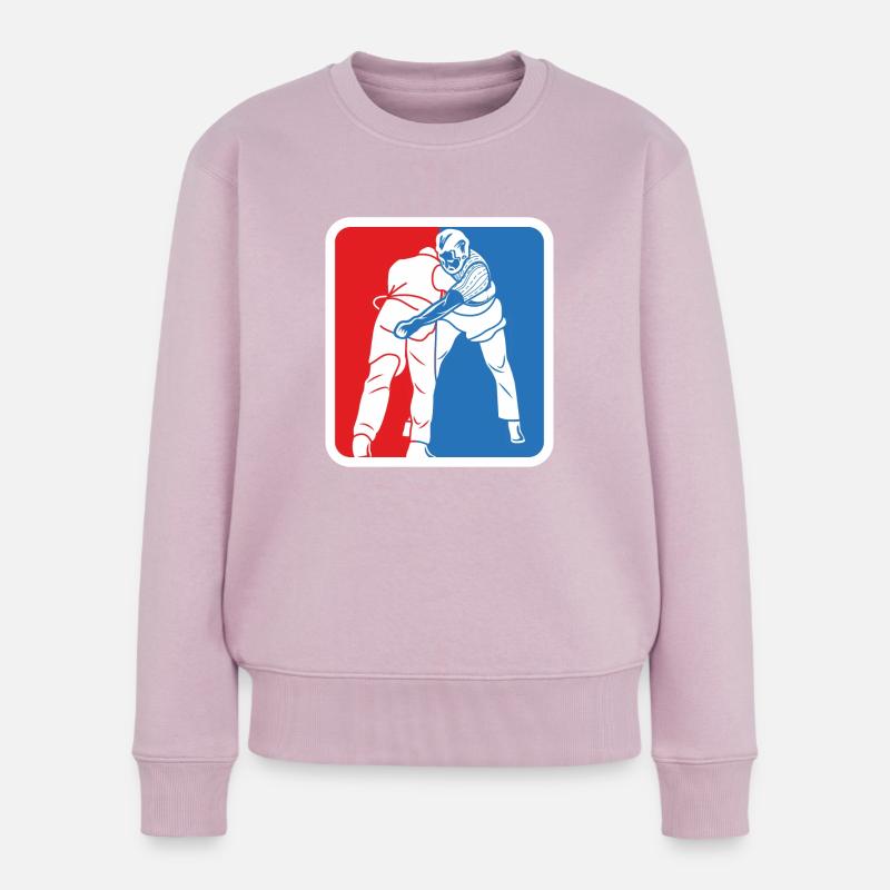 Schweizer Schwinger Liga - Frauen Premium Bio Pullover - Altrosa
