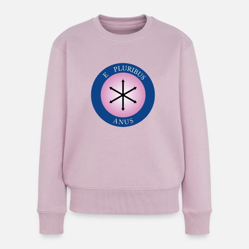 Pluribus Anus - Frauen Premium Bio Pullover - Altrosa