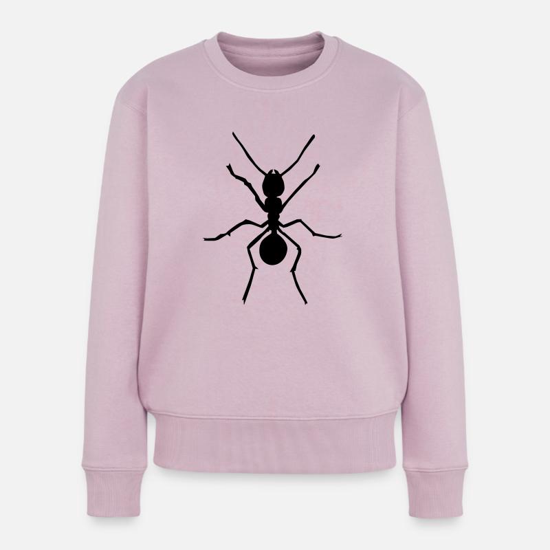 Ameise - Ant - Frauen Premium Bio Pullover - Altrosa