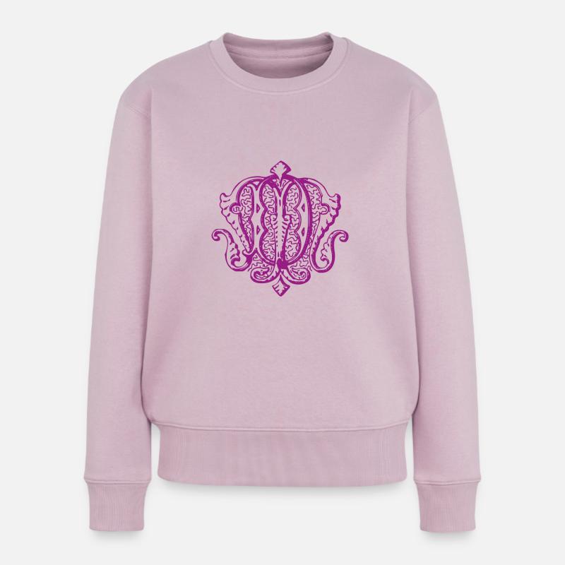 M - Frauen Premium Bio Pullover - Altrosa