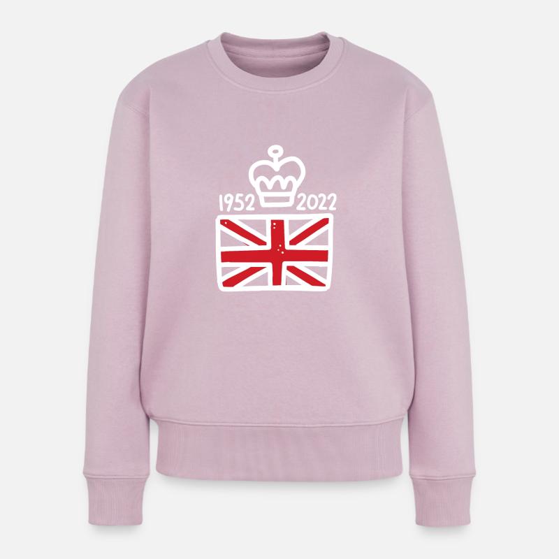 Königin Elisabeth 2 - Frauen Premium Bio Pullover - Altrosa