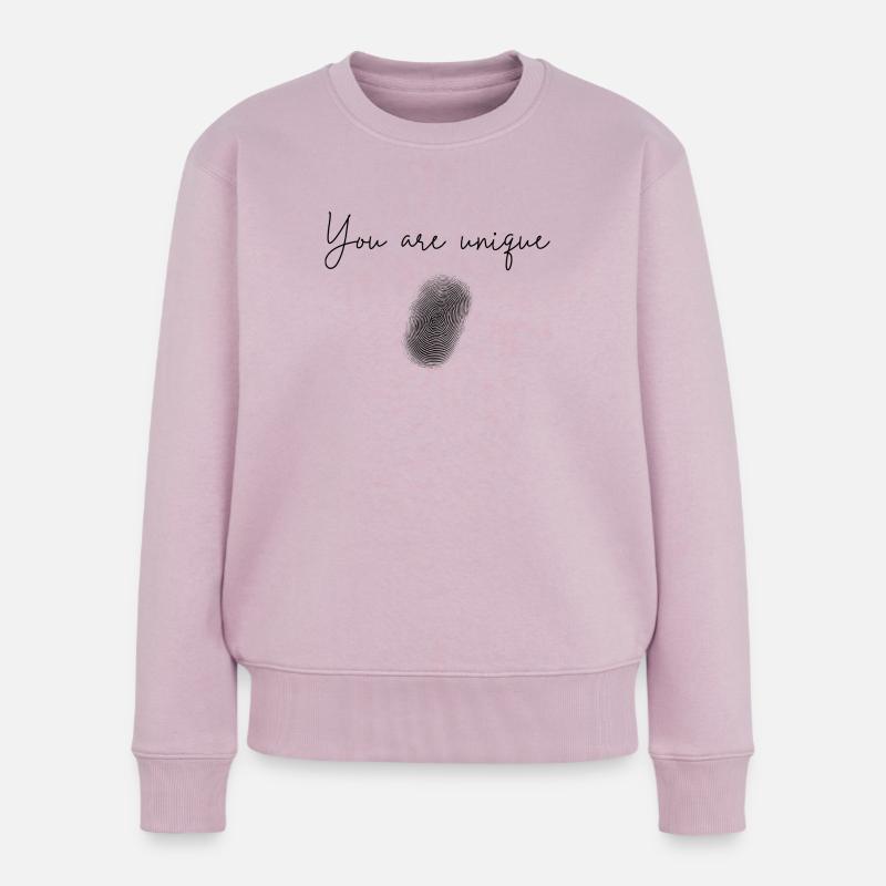 Vous êtes unique - Pull Premium bio Femme - rose poudré