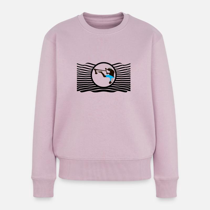 Briflip 9 - Pull Premium bio Femme - rose poudré