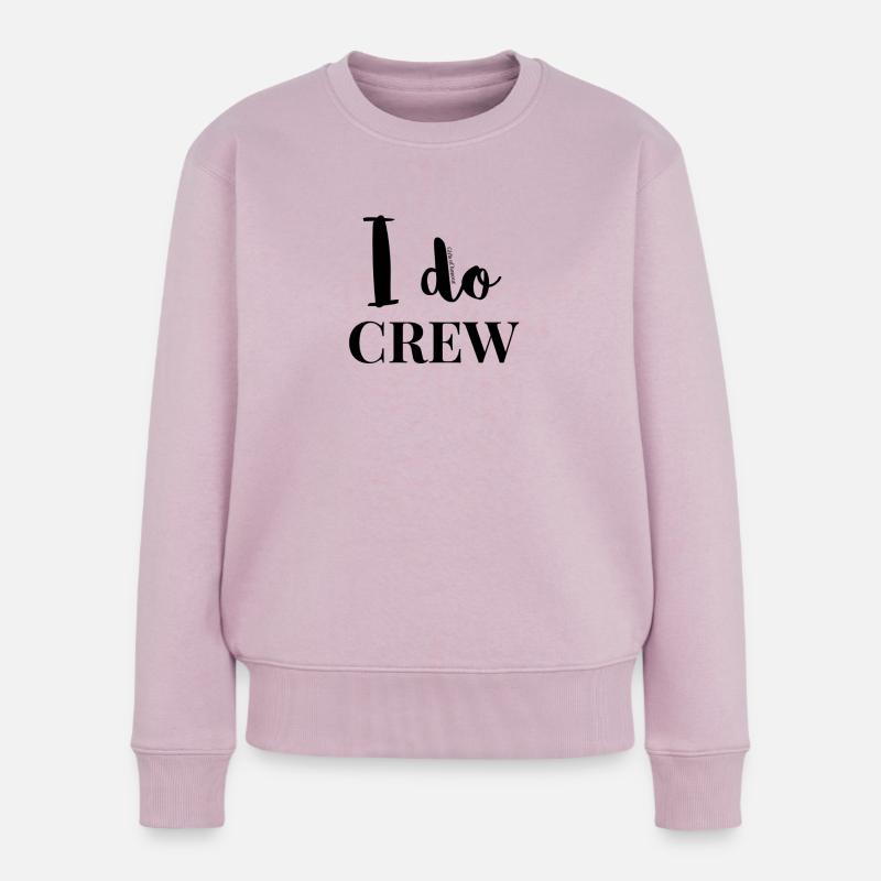 Ich mache Crew - Frauen Premium Bio Pullover - Altrosa