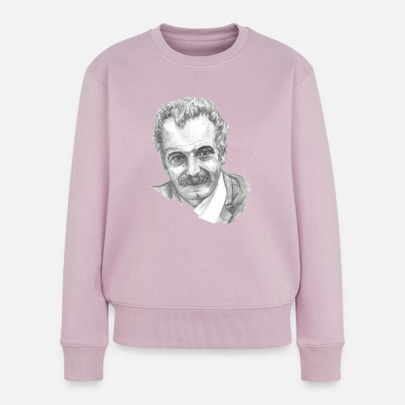 Georges Brassens - Pull Premium bio Femme - rose poudré