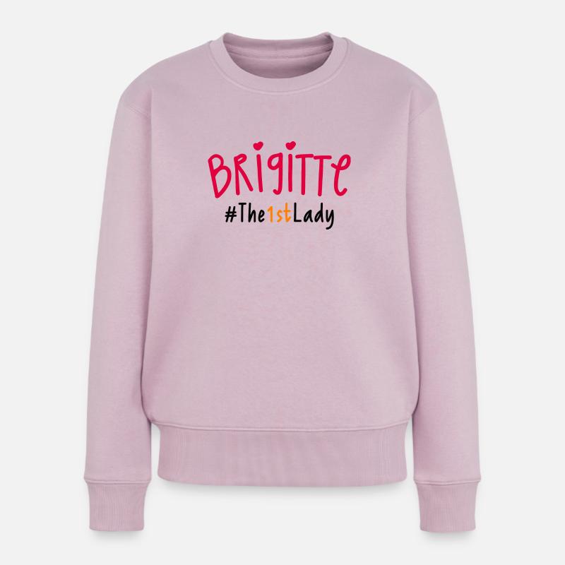 Brigitte, Die 1. Dame - Frauen Premium Bio Pullover - Altrosa