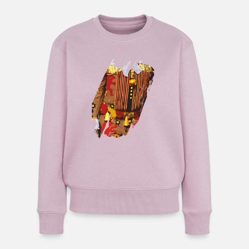 Gille - Pull Premium bio Femme - rose poudré