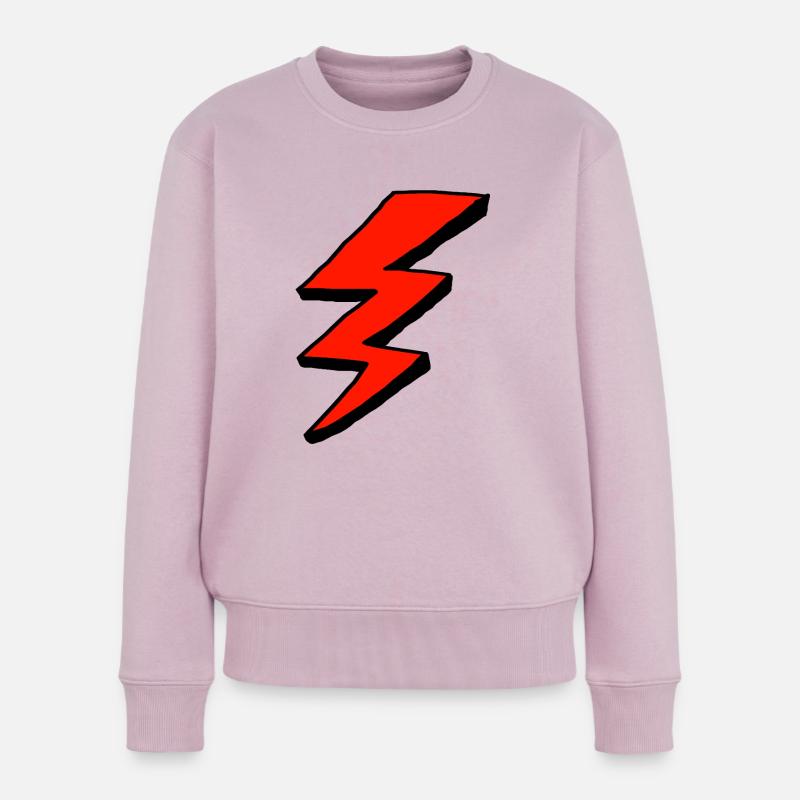 Foudre ϟ Flash - Pull Premium bio Femme - rose poudré