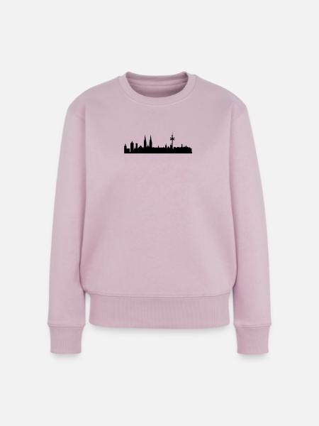 Regensburg Skyline - Frauen Premium Bio Pullover - Altrosa
