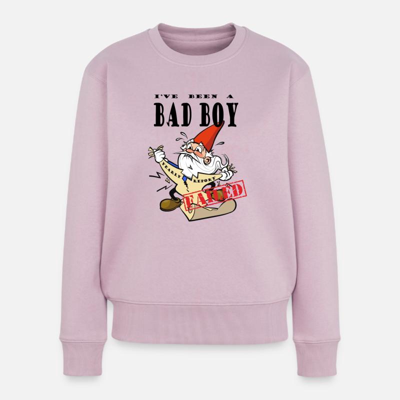 Chocked Xmas Gnome - Frauen Premium Bio Pullover - Altrosa